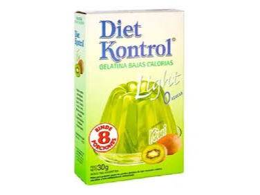 Gelatina light kiwi x 30gr DIET KONTROL