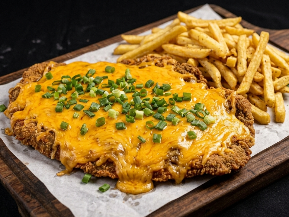 Milanesa al Cheddar