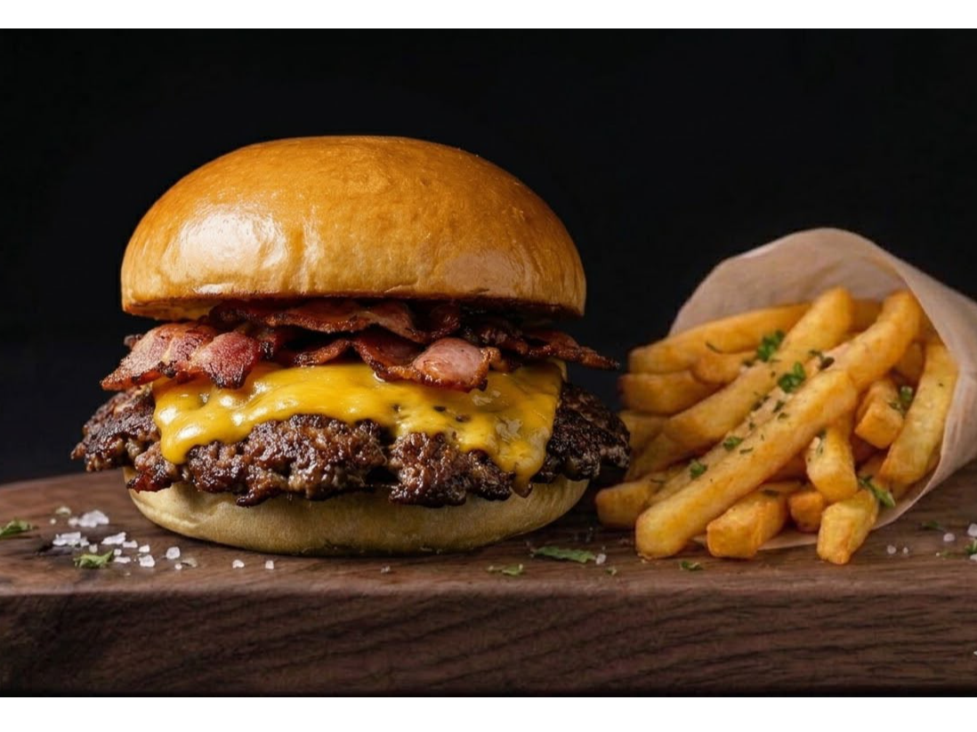 Bacon cheeseburger