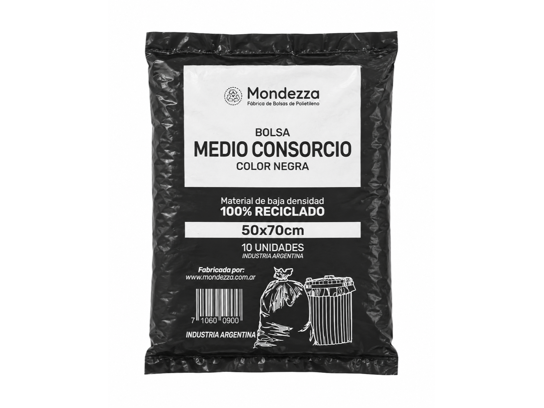 10 paquetes Bolsa medio consorcio 50x70 10 unidades