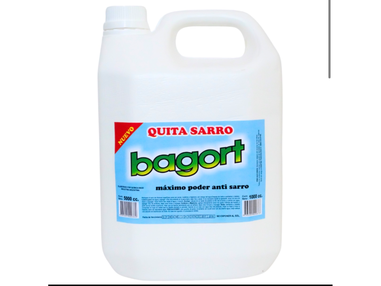 Quita sarro x 5lt