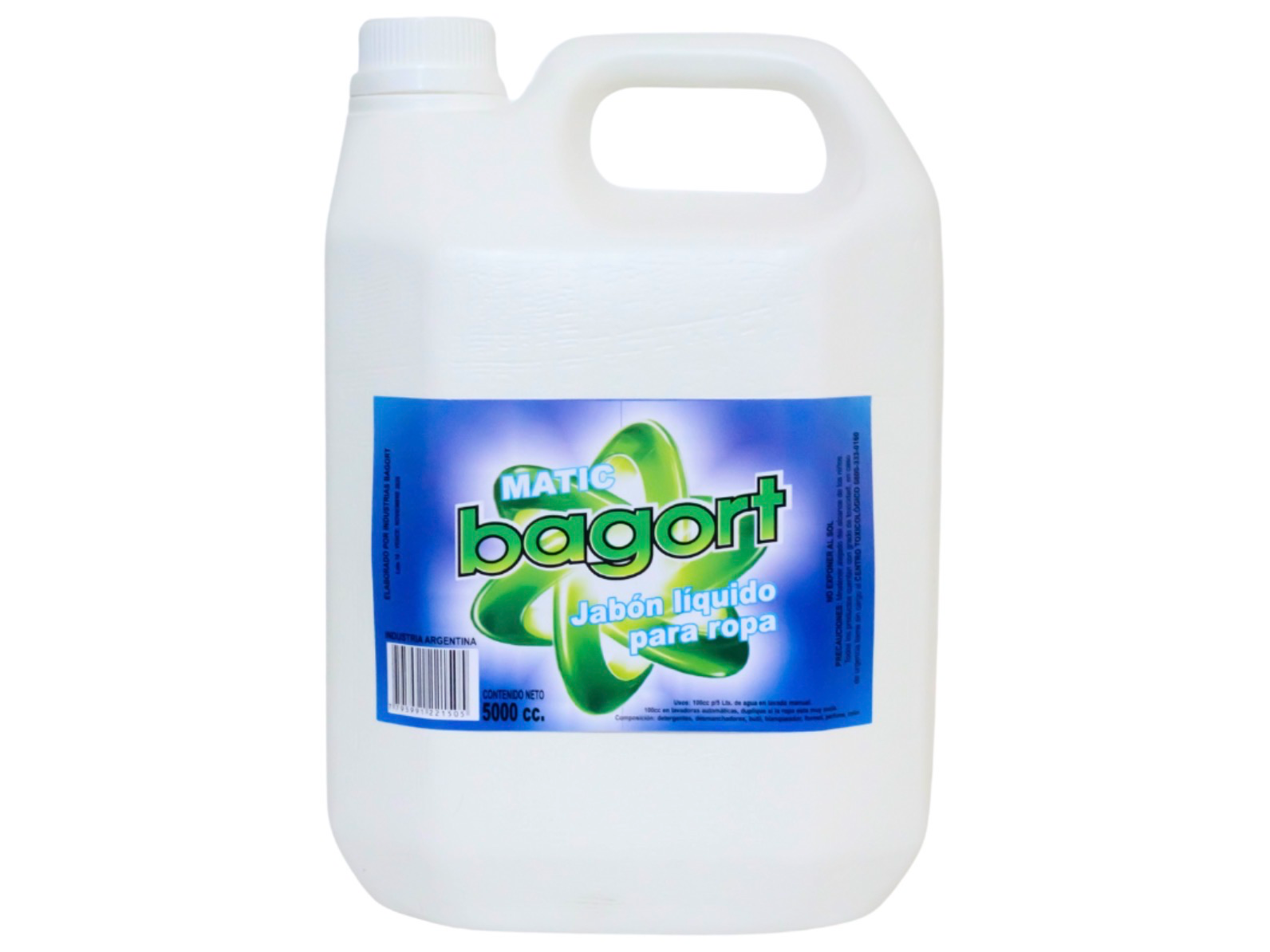 Jabon Líquido  de ropa  Azul  x 5lt