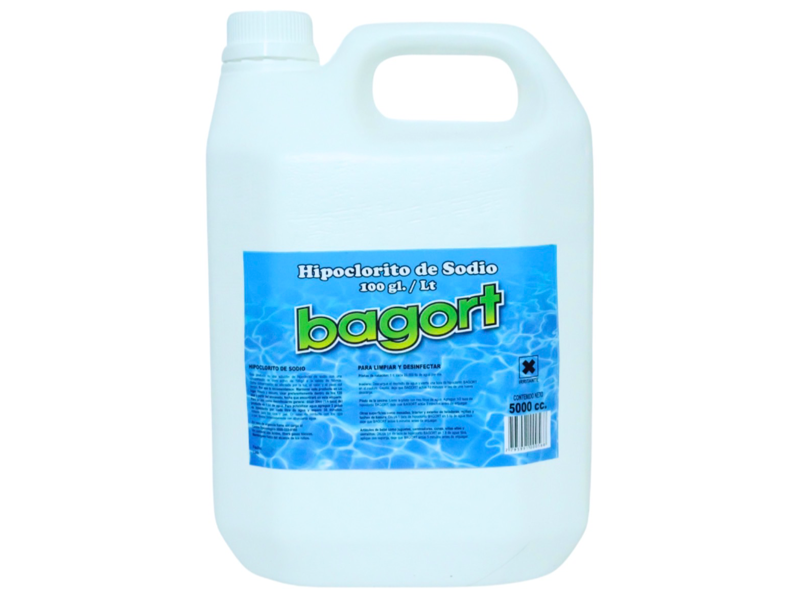 Cloro puro 5lt (rinde 20lt)