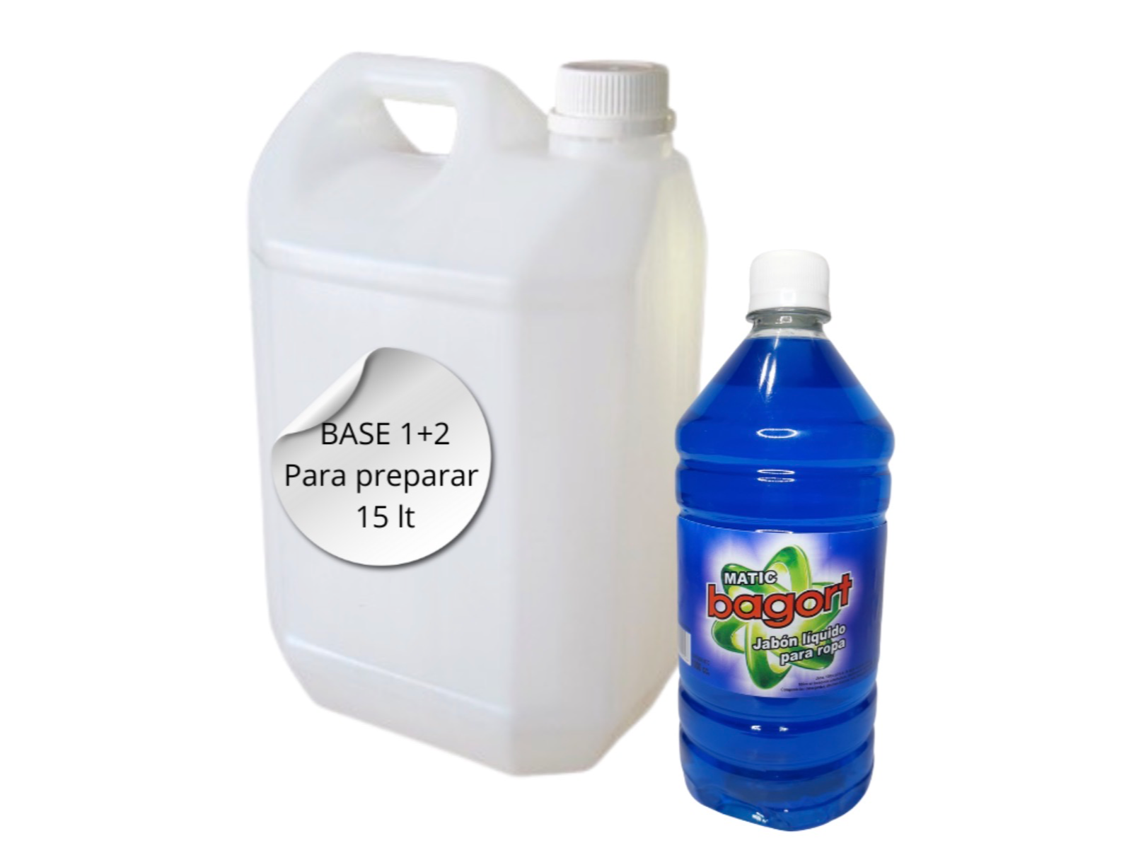 Base jabón de ropa 5lt Azul (rinde 15lt)