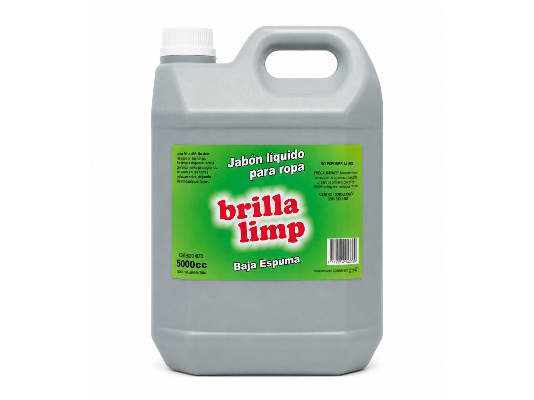 Jabón Líquido de ropa Línea Ahorro x 5lt