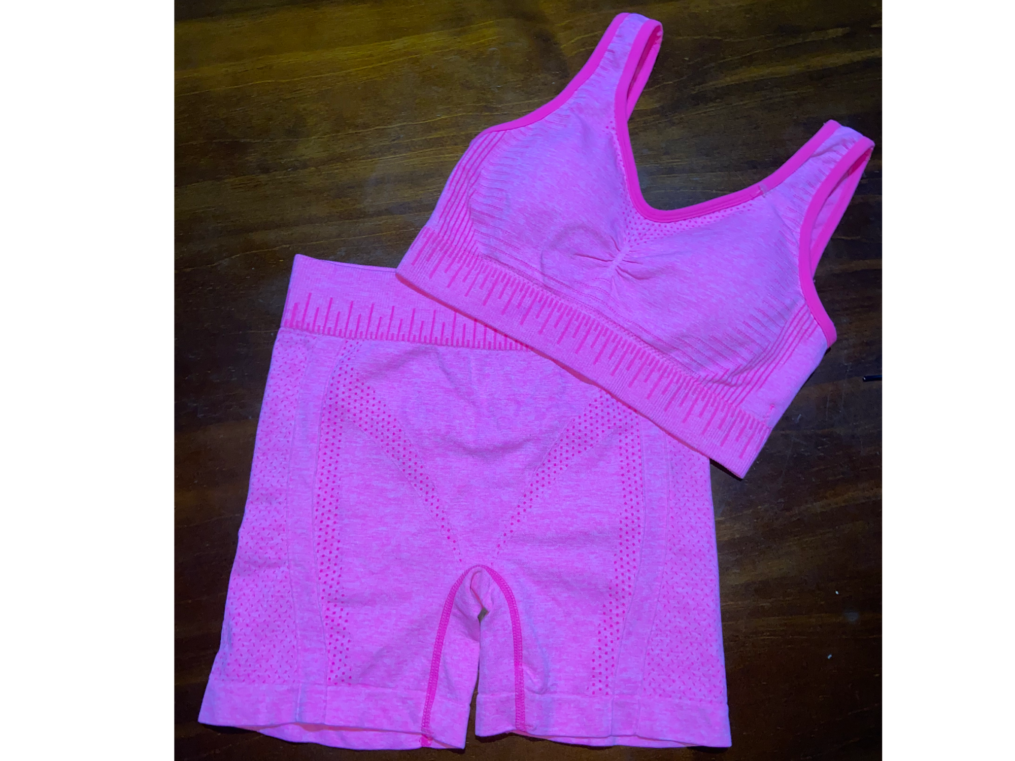 CONJUNTO ROSA FLUOR