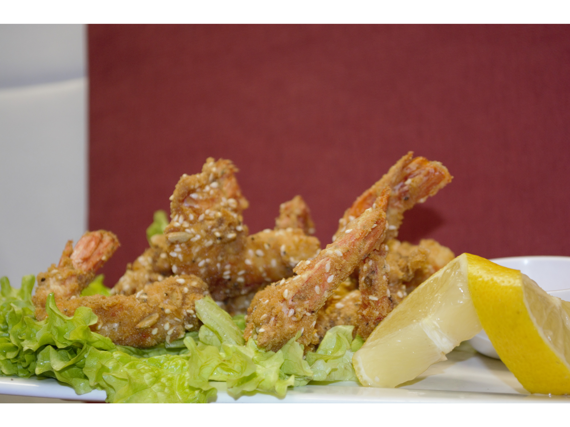 Langostinos apanados