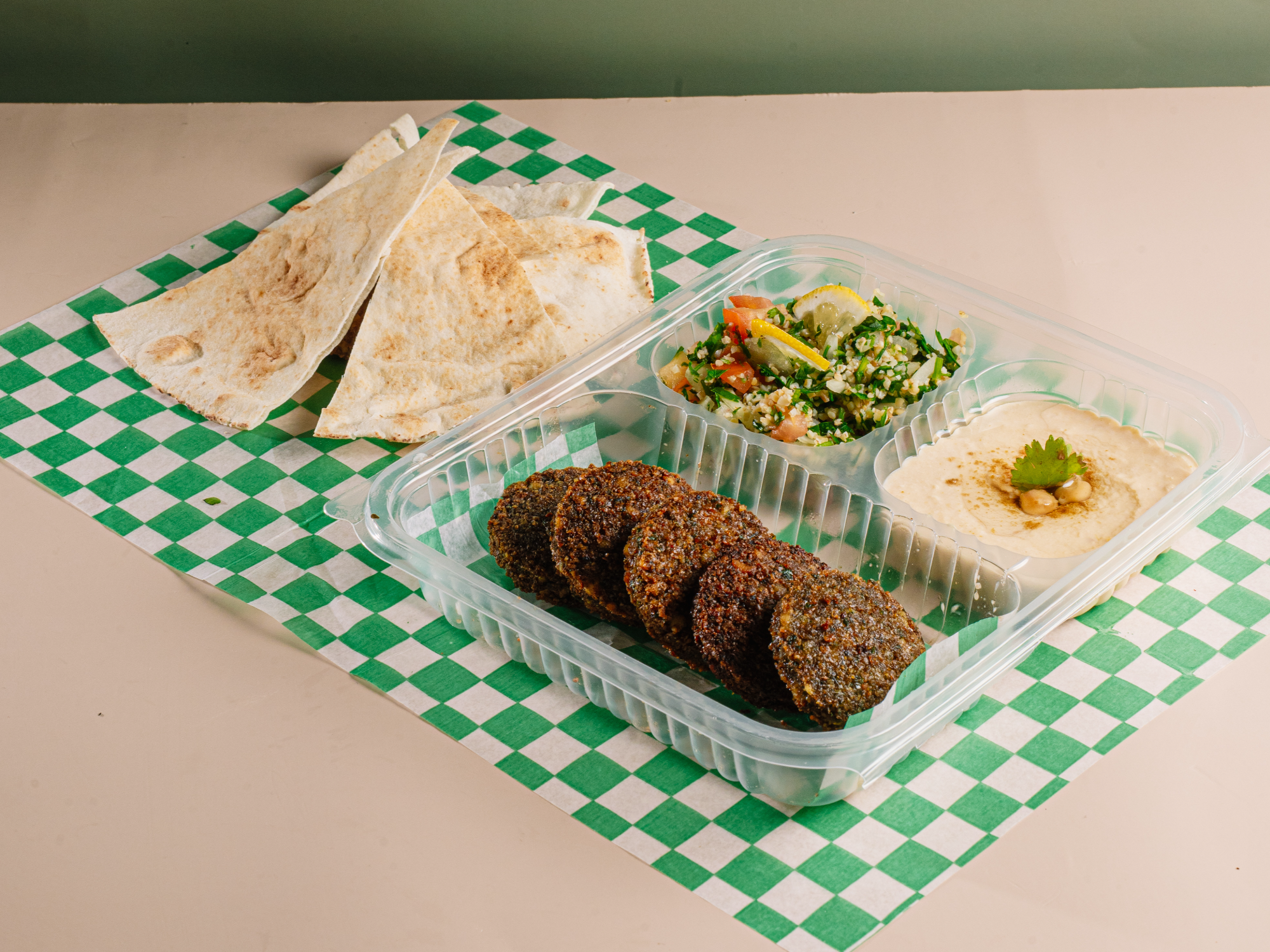 SHAWARMA AL PLATO DE FALAFEL