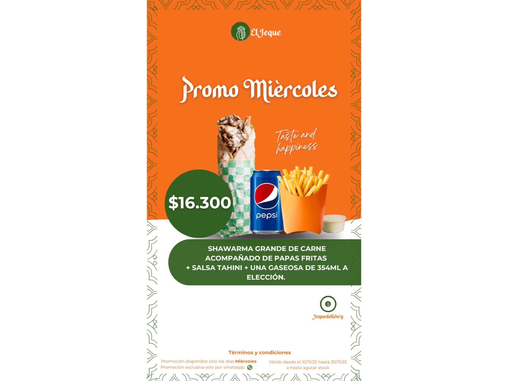 PROMO DÍA MIERCOLES