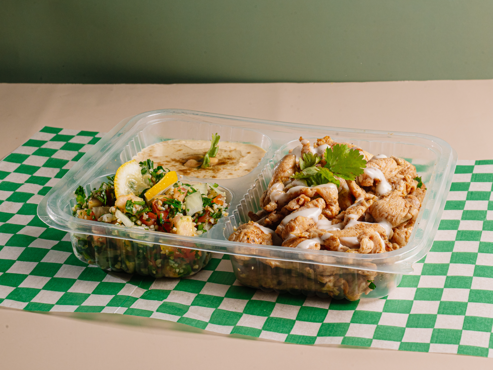 SHAWARMA DE POLLO AL PLATO