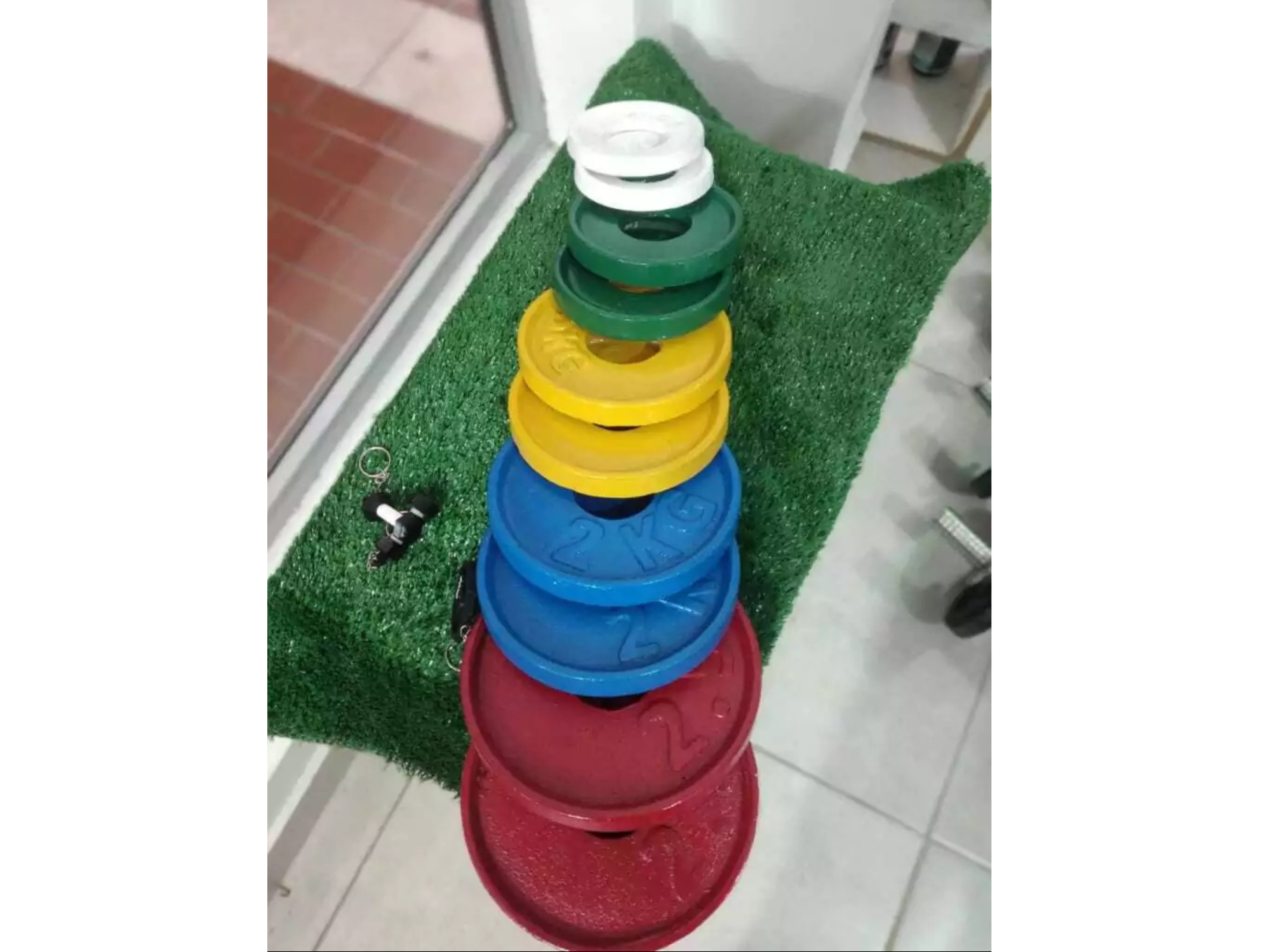 Set discos olímpicos 15kg