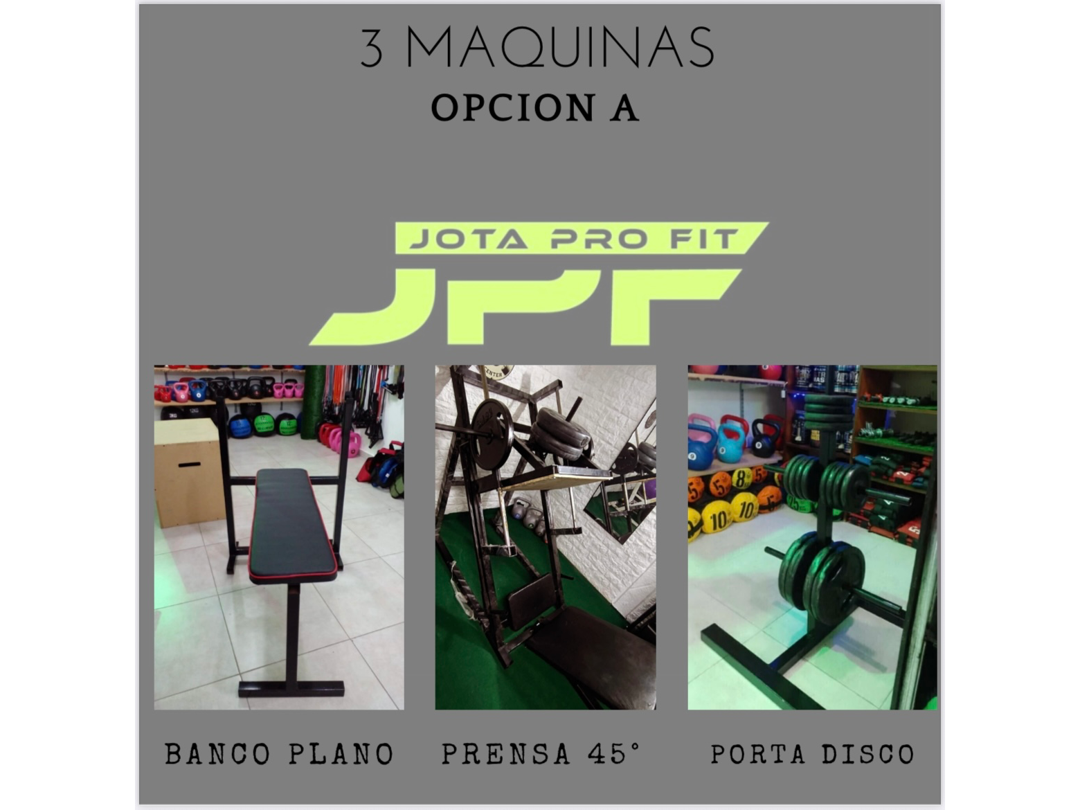 LOTE 3 MÁQUINAS (opción 1) JPF