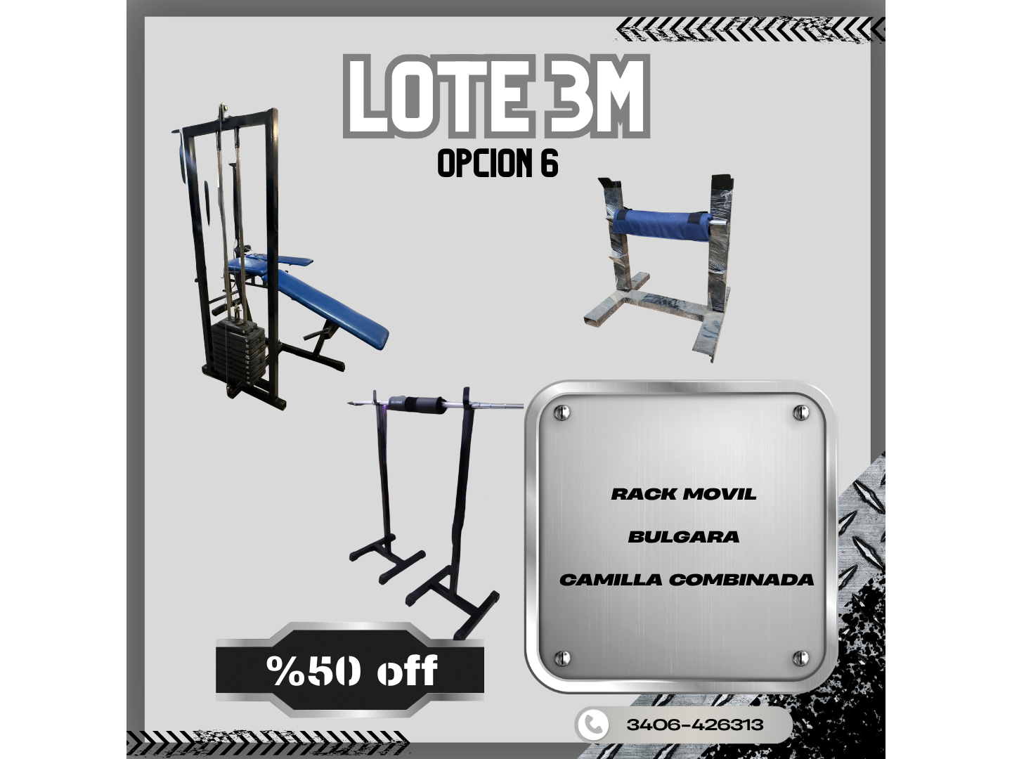 3 MÁQUINAS (opción 6) JPF