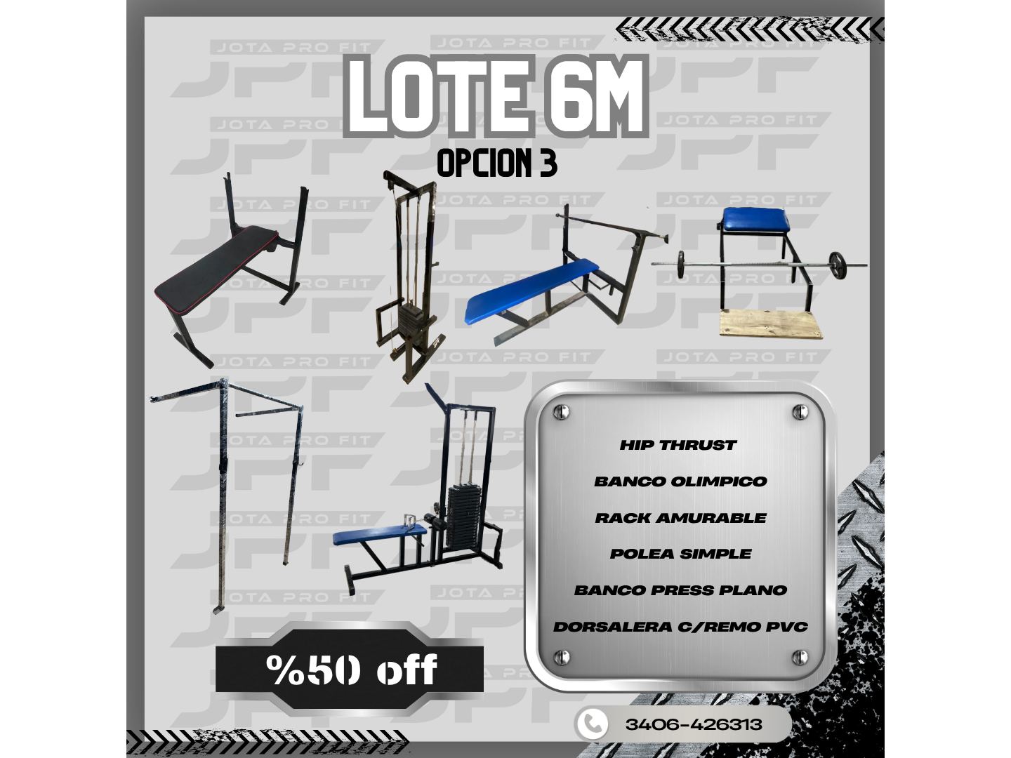 6 MÁQUINAS (opción 3) JPF