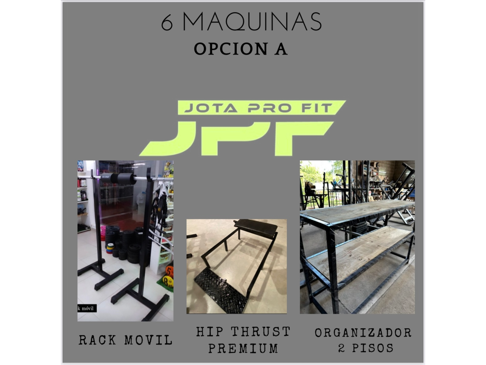 LOTE 6 MÁQUINAS (opción 1) JPF