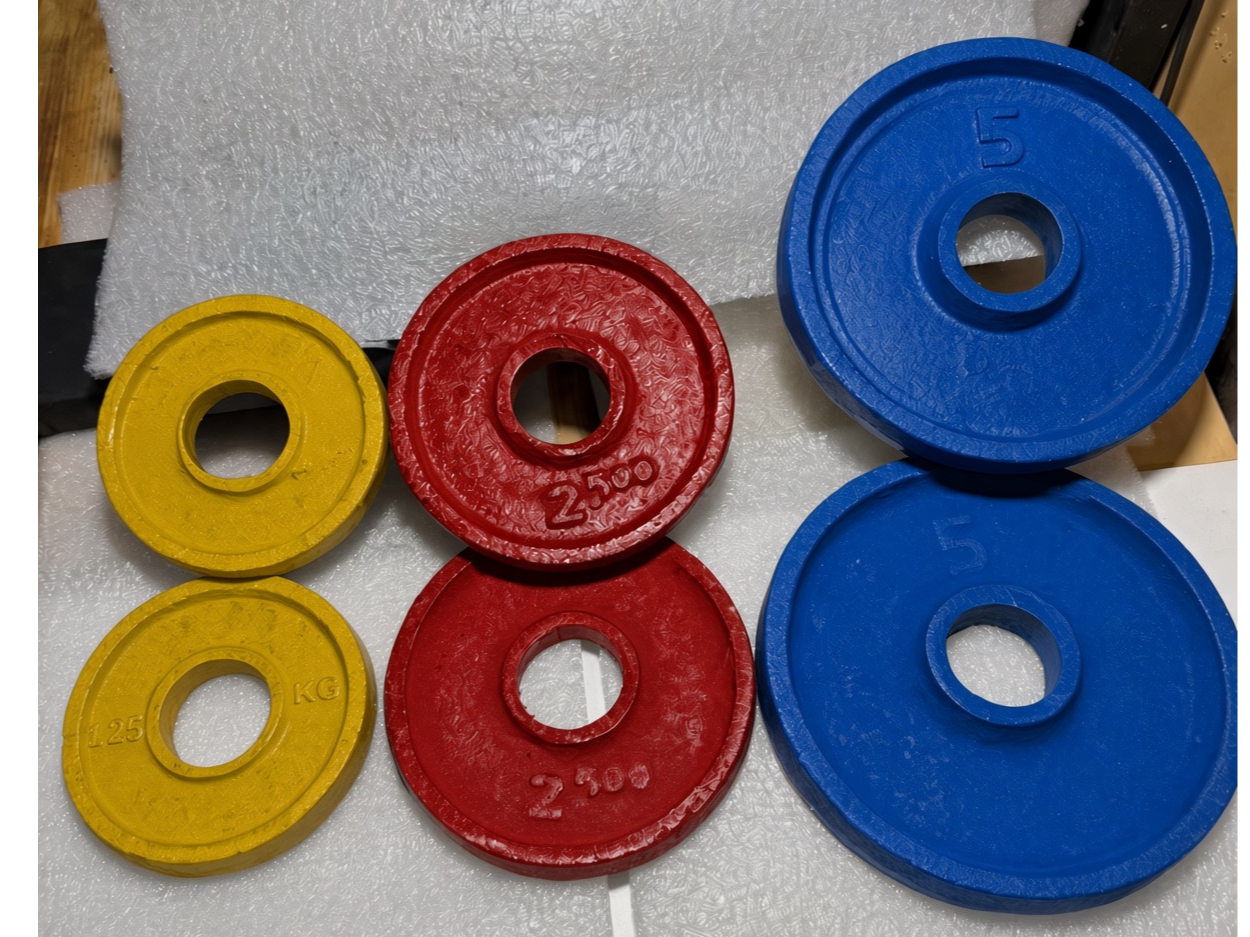 Set Olimpico 17.5kg (5/2,5/1,25)