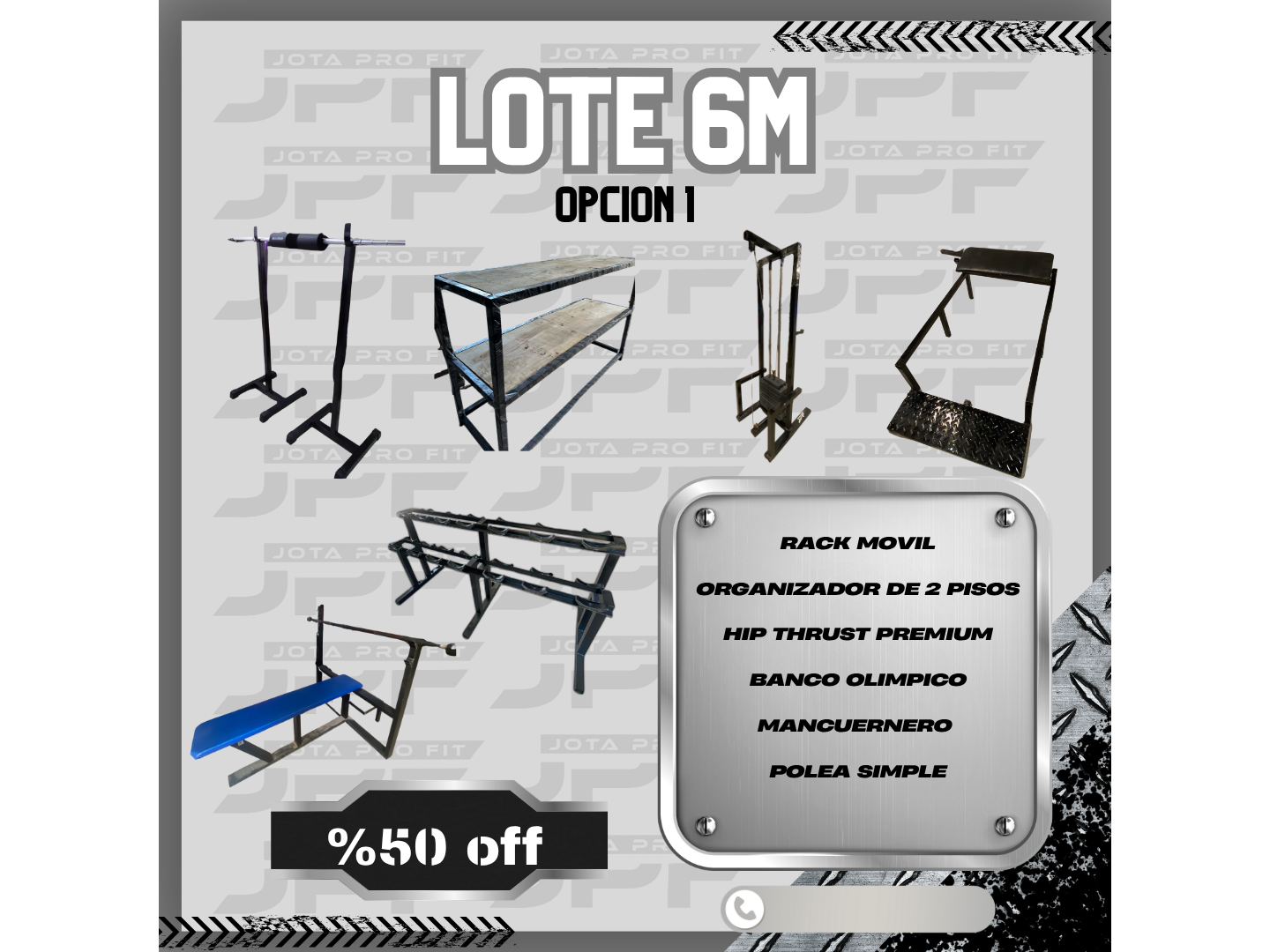 6 MÁQUINAS (opción 2) JPF