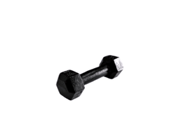 Mancuerna hexagonal de fundicion 2kg