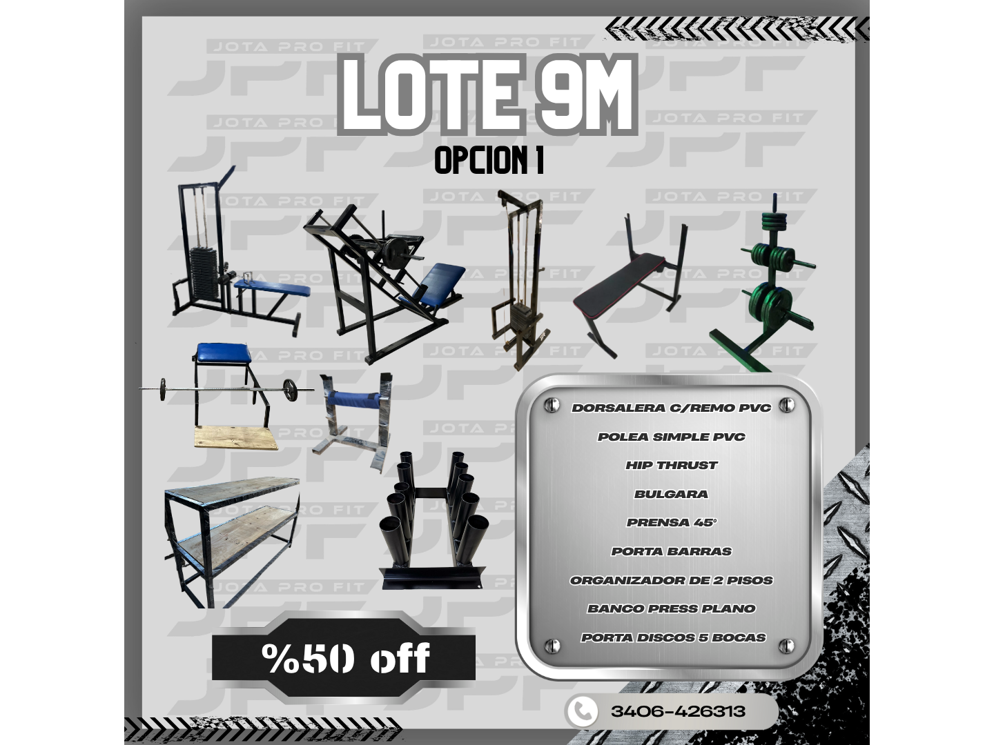 9 MÁQUINAS (opción 1) JPF