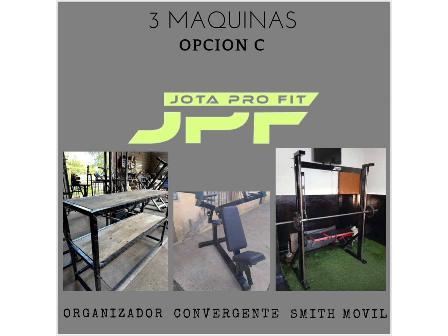 LOTE 3 MÁQUINAS (opción 3) JPF