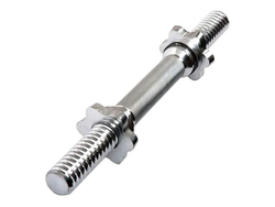 mancuerna maciza a rosca de hierro