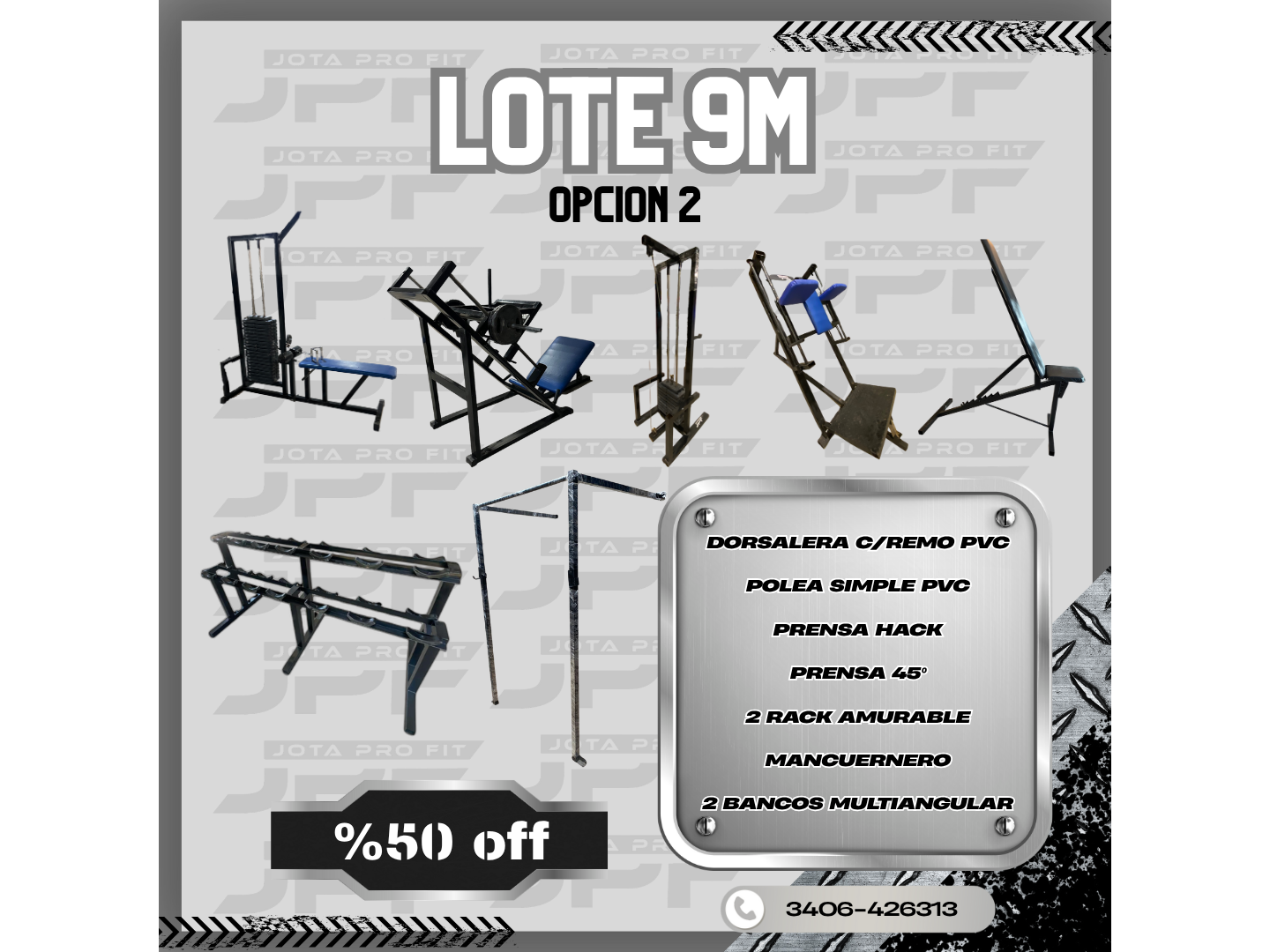 9 MÁQUINAS (opción 2) JPF