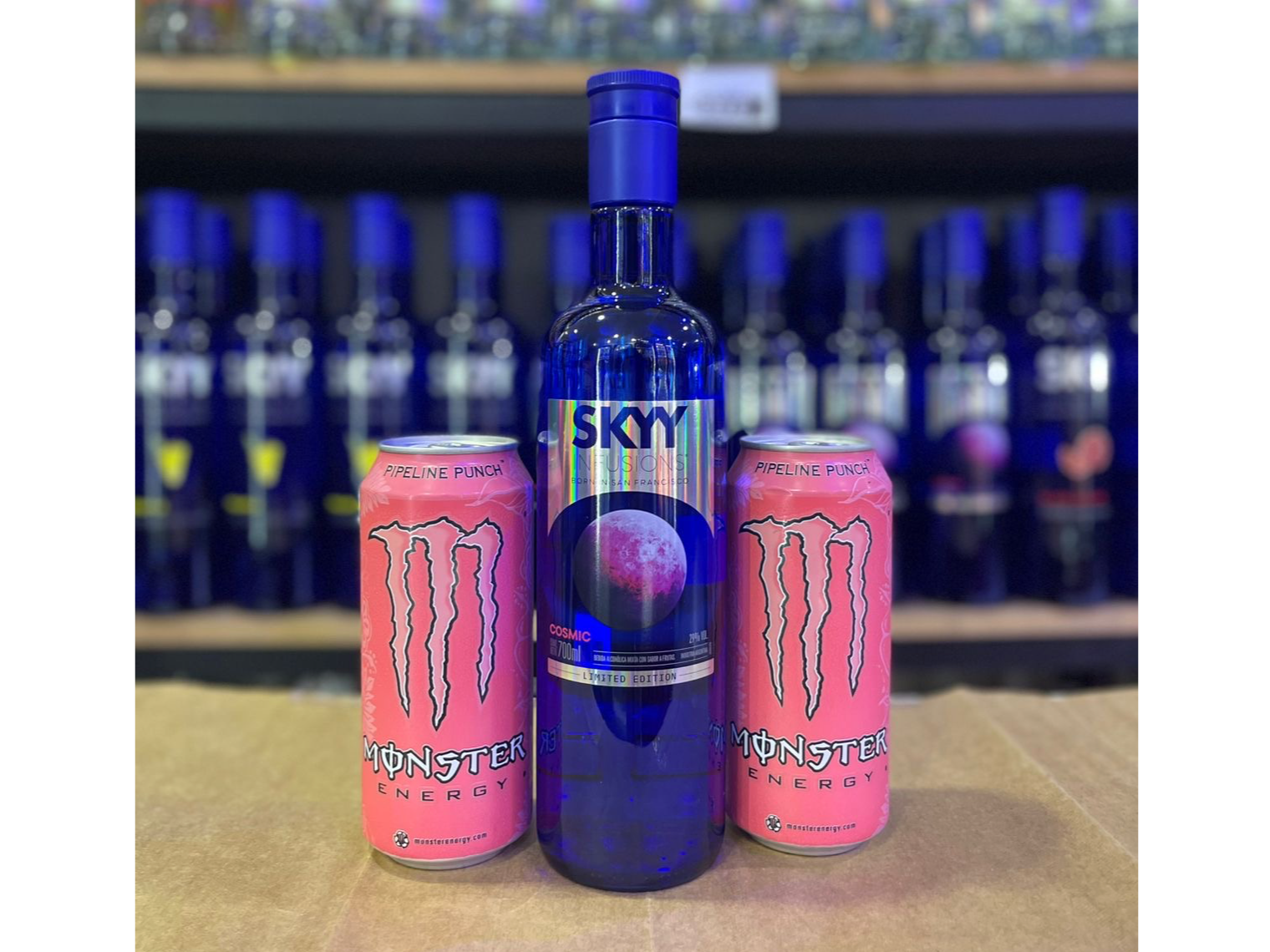 Promo Skyy cosmic con Monster