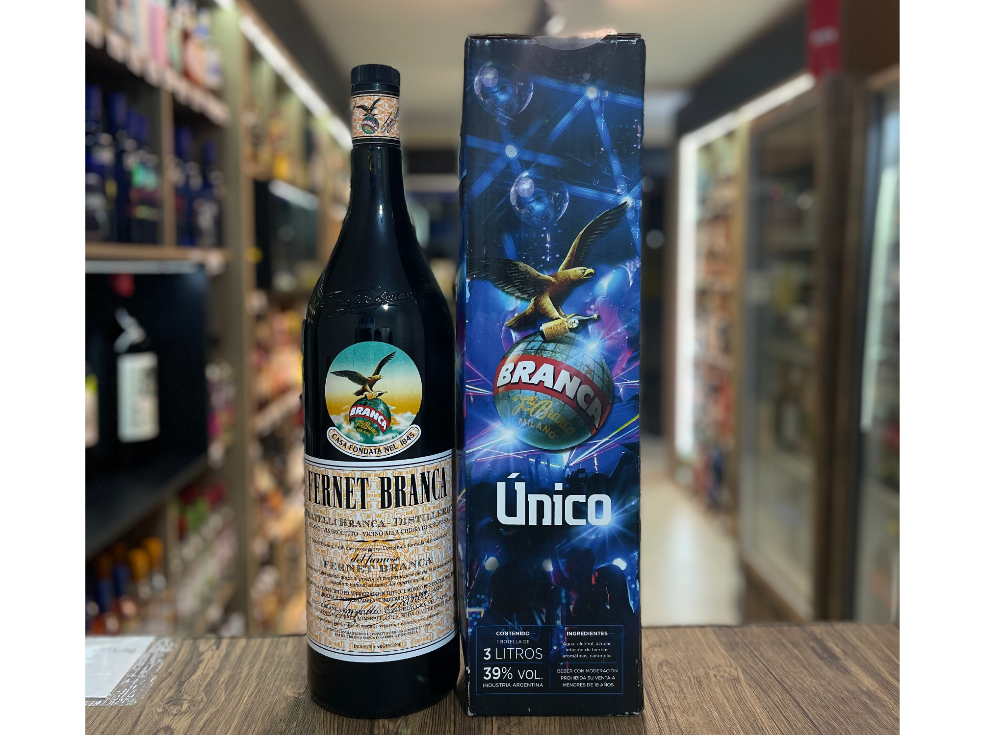 Botellón Fernet 3LTS