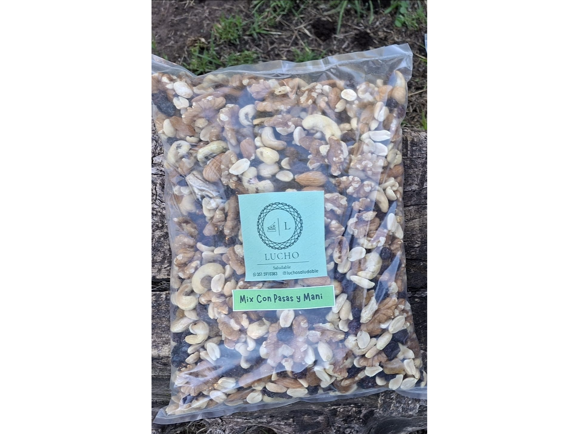 MIX DE FRUTOS SECOS C/ PASAS Y MANI.