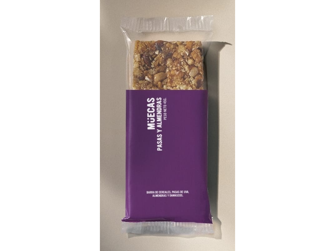 BARRITAS MUECAS pasas y almendras x 16u