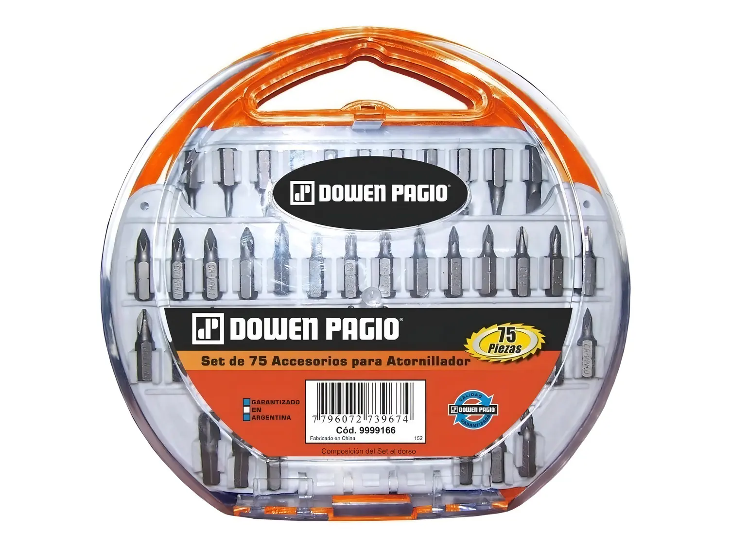 Set Accesorios Atornillador 75 Piezas Dowen Pagio