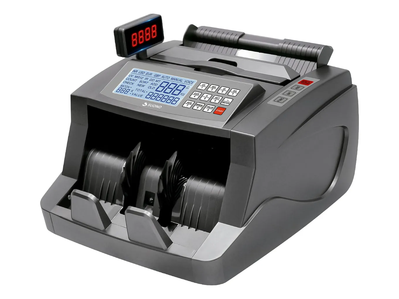 Máquina Contadora De Billetes Suono Visor Externo (16 cuotas semanales)