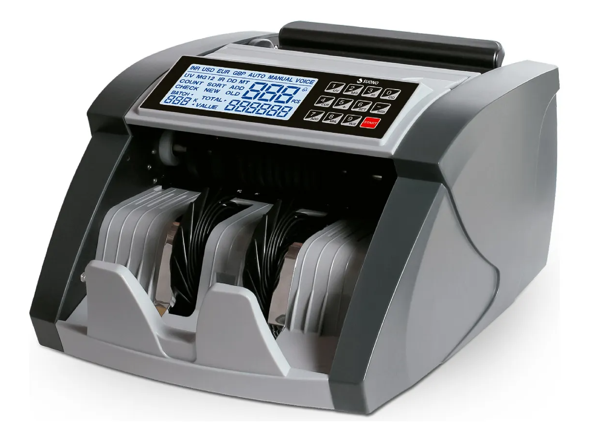 Máquina Cuenta Dinero Suono  Detecta Billete Falso (16 cuotas semanales)