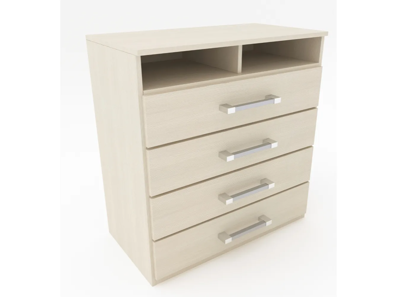 Cómoda Reflex 91 Cm - 4 Cajones Fineline (16 cuotas semanales)