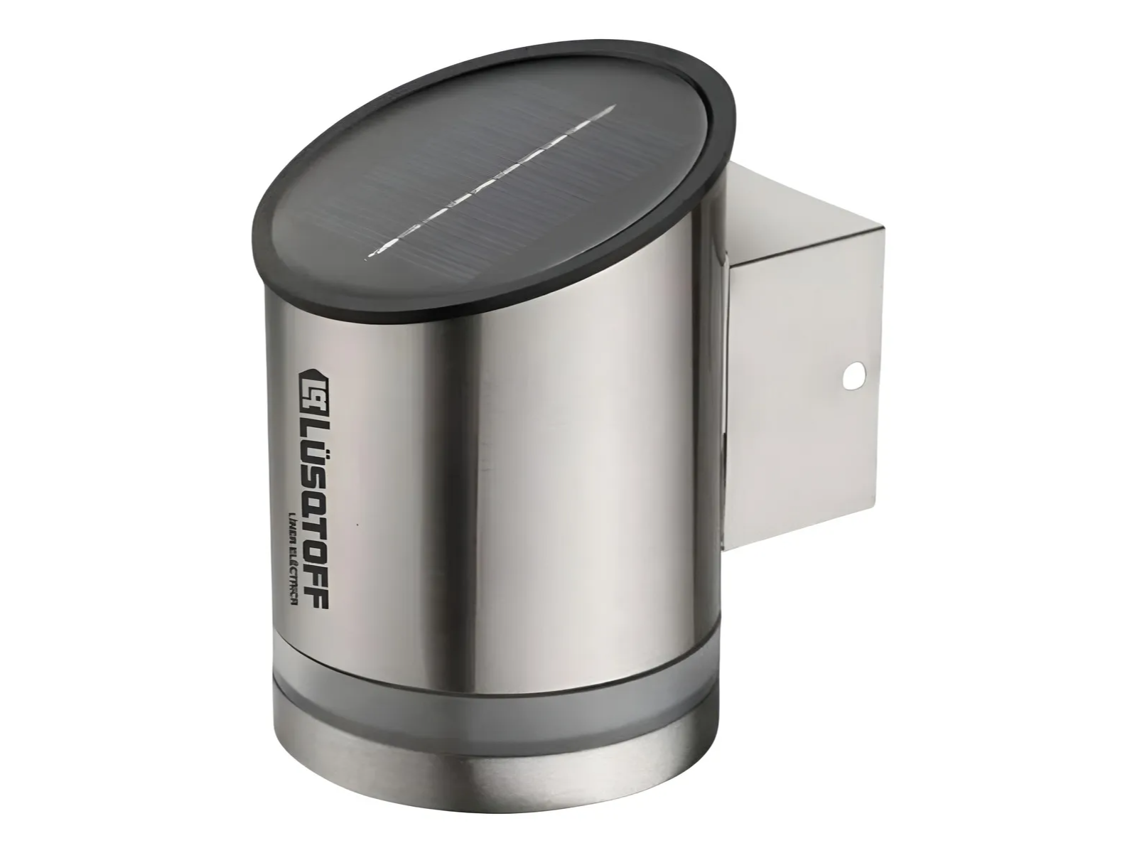 Luz Solar De Exterior LED  Lusqtoff Plateado - Acero Inoxidable (16 cuotas semanales)