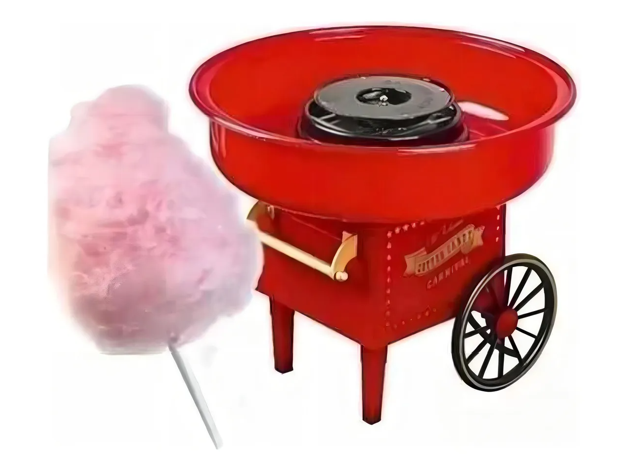 Fabrica Maquina De Algodón De Azúcar. Copos De Nieve Color Rojo (16 cuotas semanales)