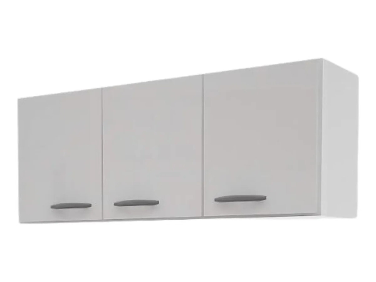 Alacena De Cocina 3 Puertas Blanco Cód. DL622BR - Mueble Superior Con Estantes Internos BLANCO