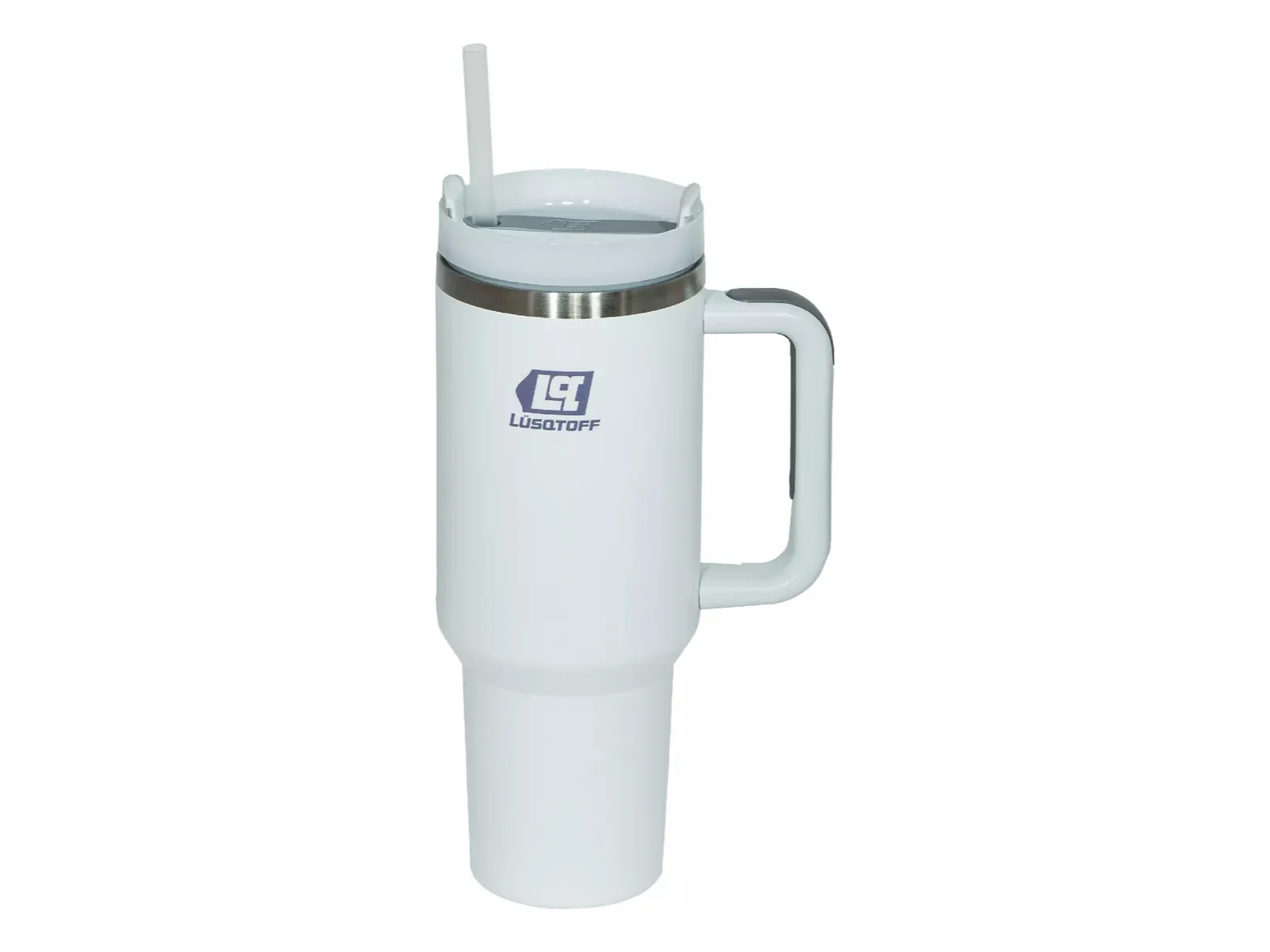 Vaso Termico 1.2 Lts C/tapa Bombilla Rosa Verde Lusqtoff 6x Color Blanco (16 cuotas semanales)