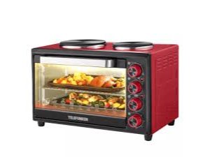 Honro electrico telefunken con anafe de 45 litros (16 cuotas semanales)