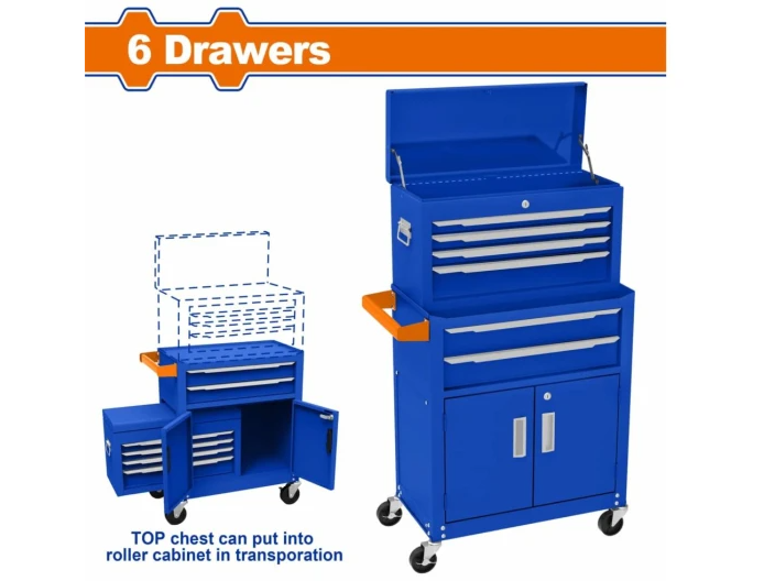 Wadfow caja de ehrramientas con 6 gabetas (16 cuotas semanales)