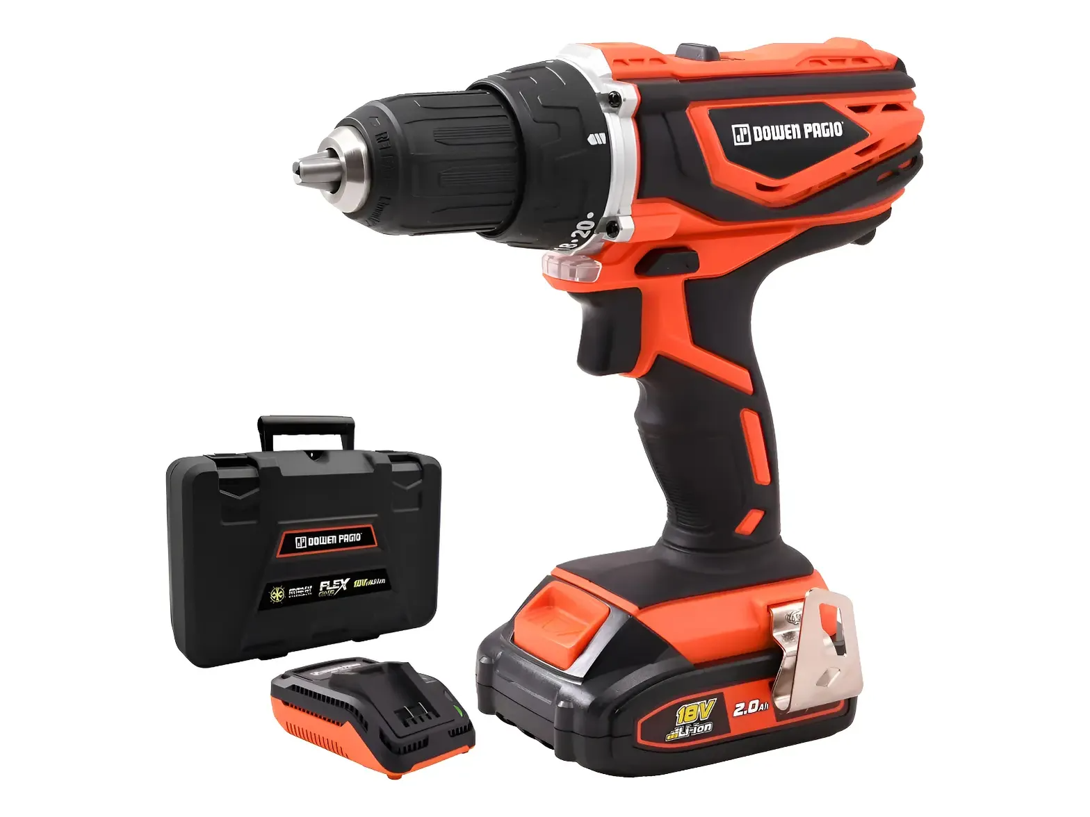 Taladro Atornillador Bateria 13mm 18v Dowen Pagio