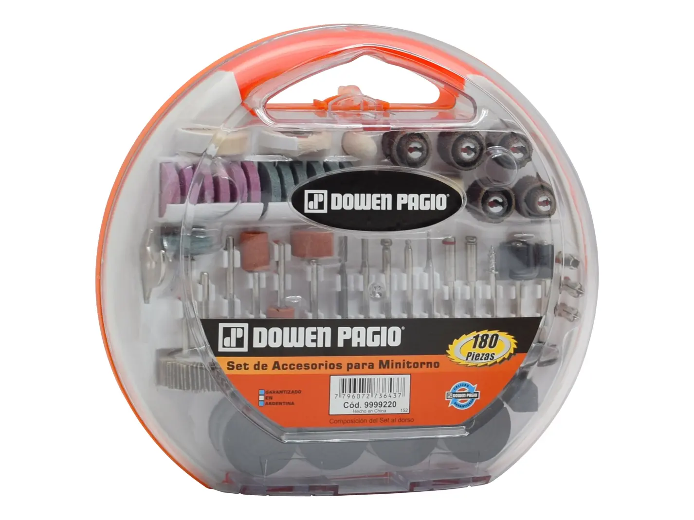 Set De Accesorios Minitornos De 180 Pcs Dowen Pagio