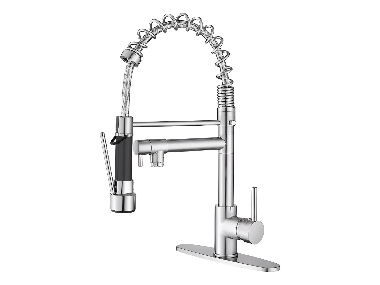 Grifería Cocina Moderna Canilla Monocomando Extensible Waggs Acabado Brillante (16 cuotas s emanales)