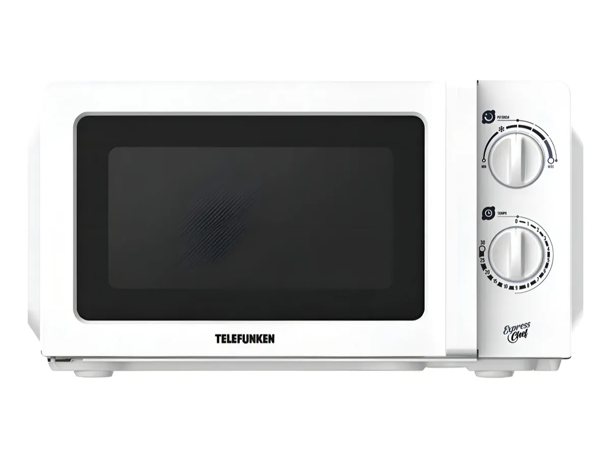 Microondas Telefunken Tlf-20 Mecanico Blanco 700w 20 Litros (16 cuotas semanales)