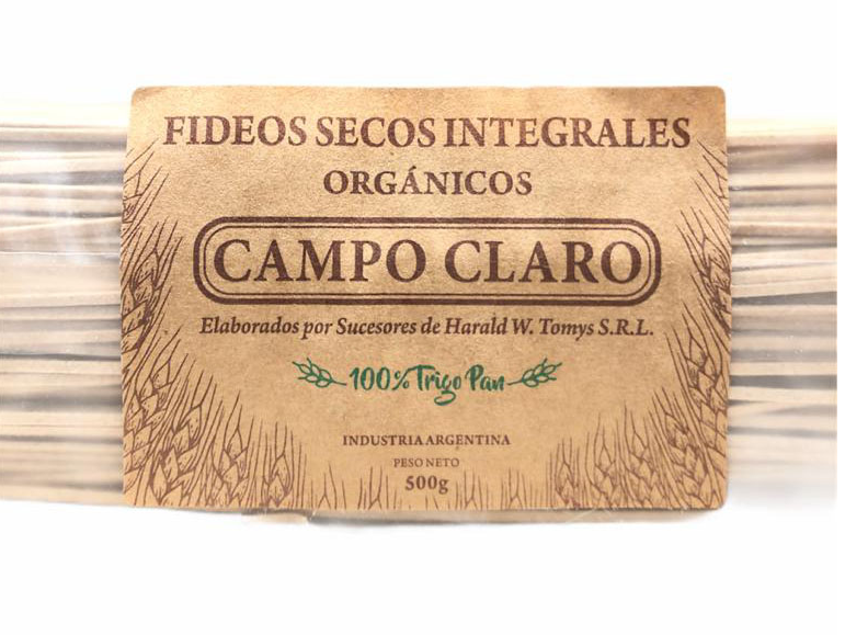 Tallarines Integrales "Campo Claro" 500g