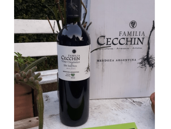 Vino Cabernet S. "Familia Cecchin" 750cc