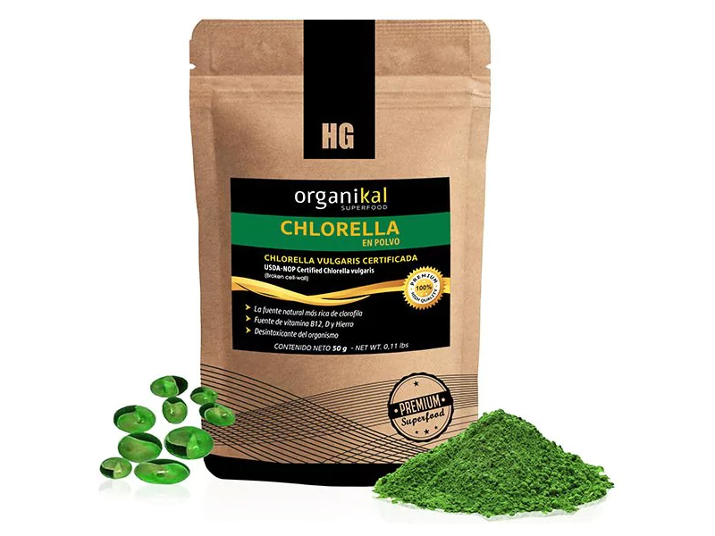 Chlorella en polvo "Organikal" 50g