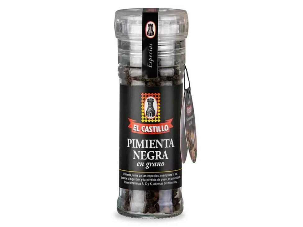 Mix Pimientas en Grano c/ Molinillo  40g "El Castillo"