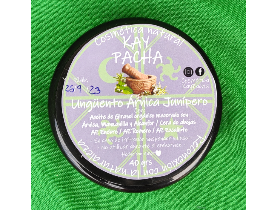 Ungüento de Arnica y Enebro 40gr. "Kaypacha"