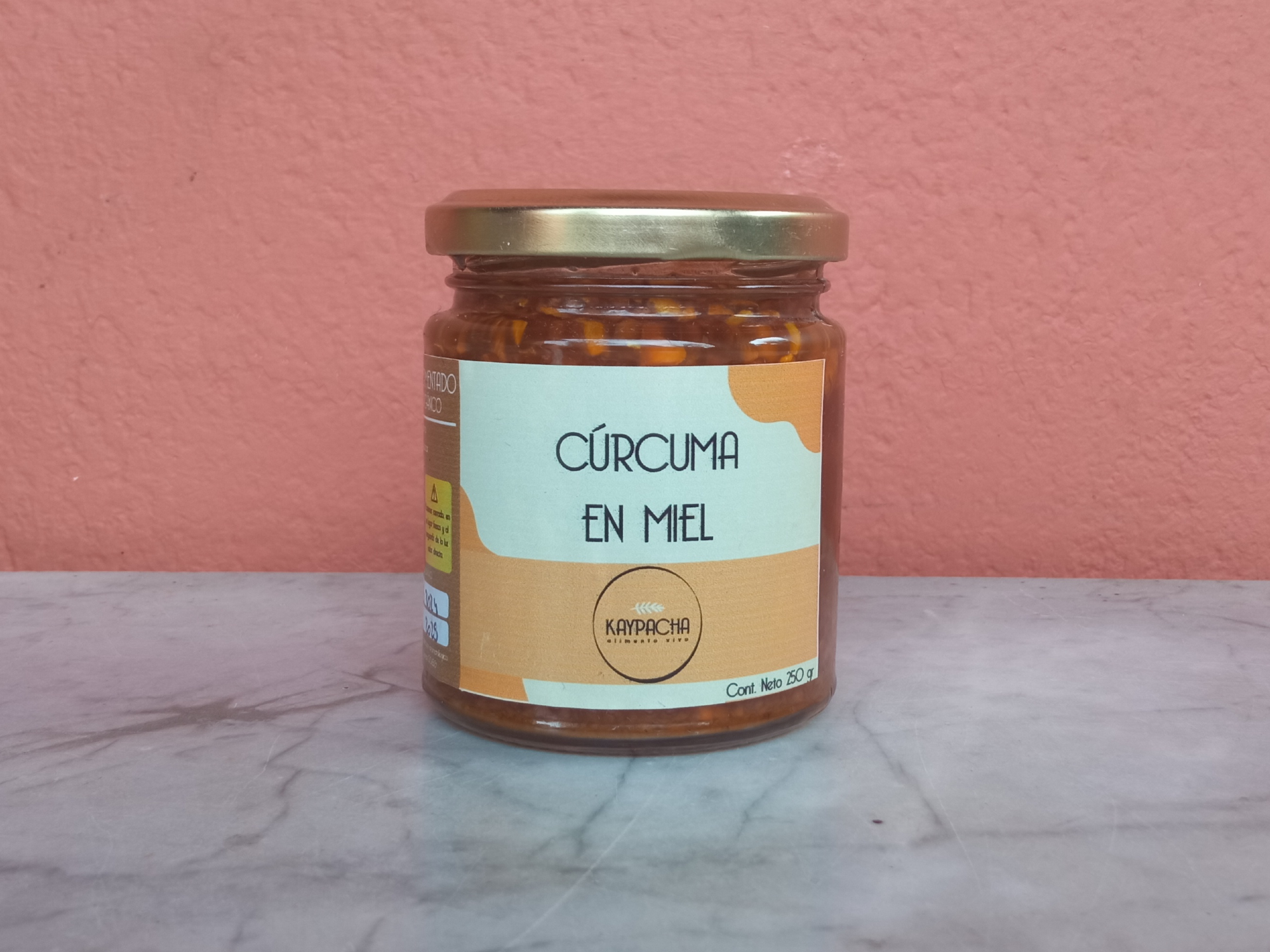 Cúrcuma en Miel Cruda de Monte "Kaypacha" 250g